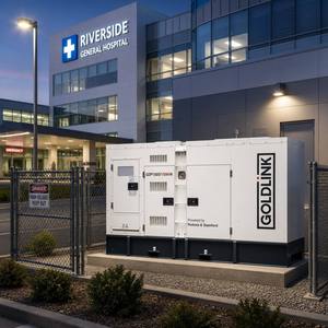 Gruppo Elettrogeno Diesel Silenziato Goldlink 150KVA/120KW Tipo Canopy, Generatore Diesel 150kva, Generatori Diesel Perkins 120kw Trifase - Product Image 1