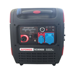 220 вольт ультра-бесшумный портативный 6 кВА газовый инверторный генератор/Новый Электрический бензиновый 6000 Вт бесшумный инверторный генератор - Product Image 3