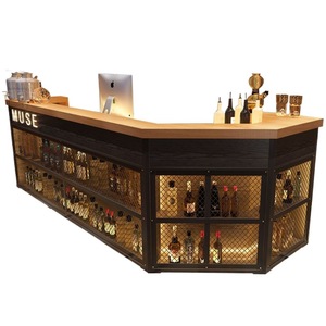 Mostrador de <span class=keywords><strong>Bar</strong></span> de alta calidad, gabinete de <span class=keywords><strong>Bar</strong></span> de vino, esquina Retro iluminada, olla caliente, mostrador de recepción, Mostrador de <span class=keywords><strong>bar</strong></span> - Product Image 3