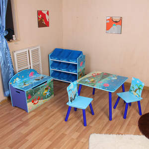 Meubles d'intérieur en bois pour enfants de maternelle, ensemble de chambre d'enfant, design avion, meubles de chambre d'enfant en bois pour garçons - Product Image 5
