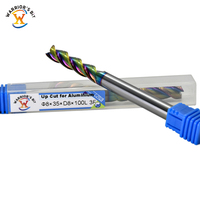 Warrior's Bit Fraise en carbure à 3 cannelures Aluminium CNC Fraise Ensemble Personnalisé ODM/OEM Support up Cutting Endmill