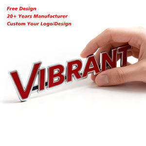 נמוך moq מותאם אישית 3d chrome abs תג מותג אישית לוגו אות volsed כלי רכב שינוי מדבקות סמל - Product Image 2