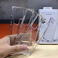 Accessoires pour PC SPACE, coque de téléphone portable transparente rigide personnalisée pour iPhone 11 15 16 17 Pro Max S26 Ultra