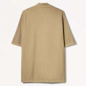 เสื้อเชิ้ตผ้าถักเนื้อนุ่มลายเรียบ ปักโลโก้ตามสั่ง แขนสั้น ใส่ได้ในฤดูร้อน ติดกระดุม - Product Image 6