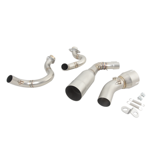 Sistema de Escape Completo para Motocicleta, Bajo el Motor, para Kawasaki Z650 Ninja 650 2023 2024, Silenciador de Acero Inoxidable, Tubo de Escape - Product Image 2