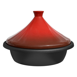 Tráng men gang nhỏ Moroccan tagine đồ nấu nướng nồi với nắp Gốm - Product Image 4