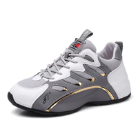 Chaussures de sport décontractées pour hommes en gros avec détails en maille respirante et semelle extérieure en caoutchouc