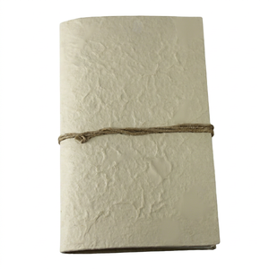 Soft Cover Lokta <b>Notebook</b> With Garden Lokta Paper On Its Cover With Flower Petals And Grass Light Weight Premium <b>Notebook</b> - Product Image 1