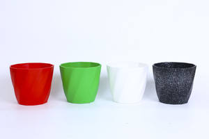 PP Plastic Flower Plant <b>Pots</b> Durable <b>Nursery</b> Garden Planters Desk/Table Decorative <b>Pots</b> OEM Factory Supply Small Size - Product Image 2