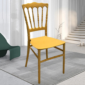Chaises de <span class=keywords><strong>mariage</strong></span> modernes en plastique or/bleu <span class=keywords><strong>pour</strong></span> événements extérieurs, salons et parcs (vente en gros) - Product Image 4