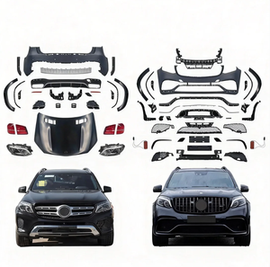 Kit carrosserie automobile de haute qualité pour Mercedes Benz Classe GL X166 2013-2015, mise à niveau vers GLS63, <span class=keywords><strong>pare</strong></span>-chocs avant et arrière - Product Image 2