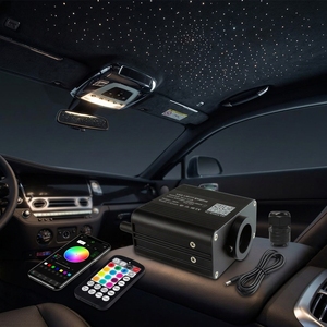 Kit Fibre Optique Mini Étoile du Ciel RGBW 16W 300/400/500 Points Étoiles Contrôle par APP / Kit Étoiles pour <span class=keywords><strong>Voiture</strong></span> / <span class=keywords><strong>Plafonnier</strong></span> Étoilé à Fibre Optique - Product Image 6