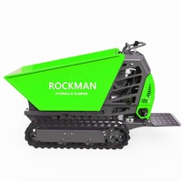 Italien Design Benzinmotor angetrieben hydraulischen Raupen Mini Dumper mit Nutzlast 500KG