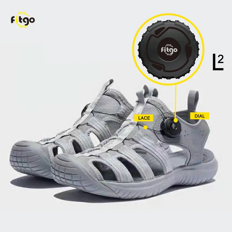 Fitgo أربطة حذاء مُضيئة سريع قابل للتعديل حذاء معدني الدانتيل قفل صالح جلد نظام لل رياضة