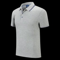 Polo en coton personnalisé avec logo de golf à manches courtes rayé et revers t-shirt hommes femmes été chemise décontractée