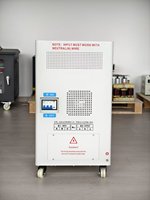 Stabilisateur de tension triphasé TNS 40 kVA AVR CE ISO pour ligne de production d'usine, automatique AC 20 kVA 380 V en cuivre