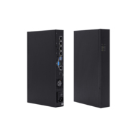 Ligeramente OEM cristal logo 4 LAN mini pc j4125 i226V 2,5G firewall enrutador PSU interno industrial SSD DDR4 mini PCs 4 NICs