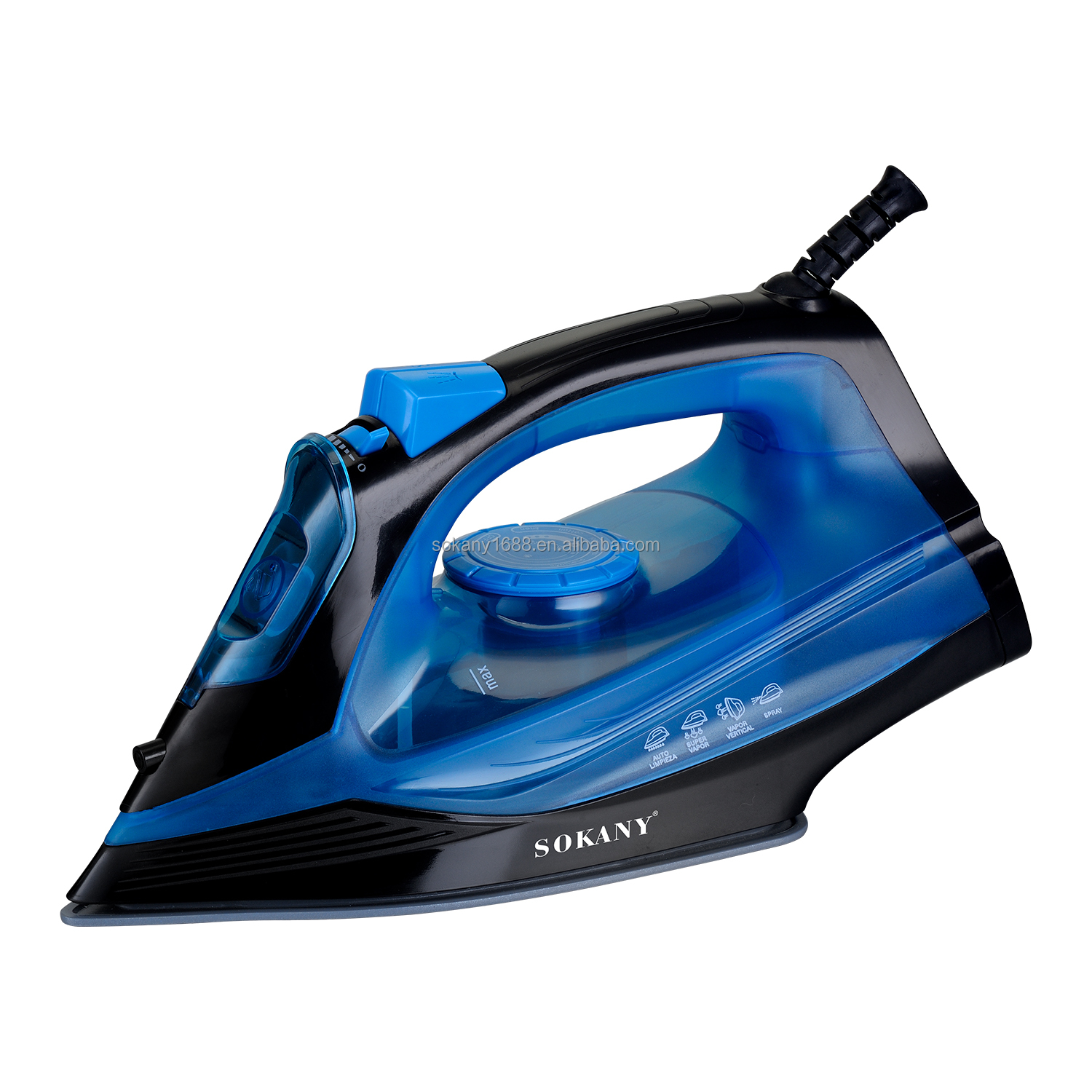 Sokany 電気スチームアイロン 320mlタンク・家庭用・現代スタイル