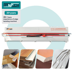 Machine de chantournage automatique DTMACH en forme de J, type L, pour le façonnage souple des bords, en forme de C, pour meubles en PVC avec pré-fraisage pour la mélamine - Product Image 1