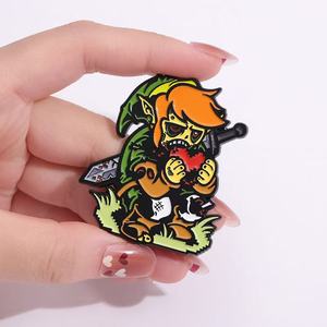 En gros, meilleures ventes : Épingles de revers en métal et badges en émail à motifs de personnages de films américains, de dessins animés et d'anime, économiques, pour vêtements - Product Image 6