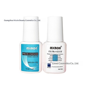 Colle pour faux ongles rose 7g avec pinceau, séchage rapide, longue tenue, adhésif pour extension de manucure - Product Image 3