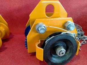 Carro liso suspendido monorriel manual de 2 toneladas utilizado para levantar con vigas planas de polipasto en I-Beam - Product Image 4