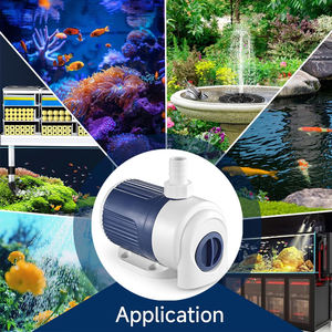 Stille vierkante plastic dompelpomp, krachtige retourpomp voor aquaria, vijvers, fonteinen, sump en hydrocultuur - Product Image 4