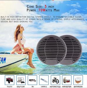 Haut-parleur/huileuse marine 2 voies 70W 3'' H-059 étanche pour bateau, extérieur, modèle original d'usine, tendance - Product Image 6