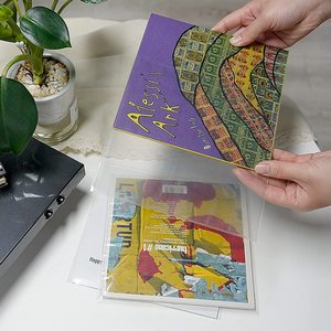 Kinshun <span class=keywords><strong>CD</strong></span>-016 3 Mils Épais Transparent PE <span class=keywords><strong>CD</strong></span> Manches Réutilisables pour LP Album Covers - Product Image 3