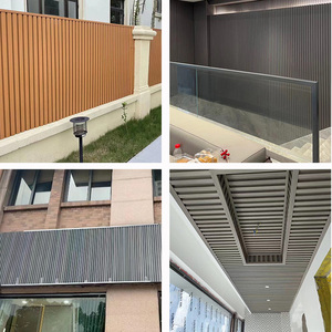 Tablero Pequeño de Madera Plástica de Color Mixto Tipo Roble para Techo y Valla, Ideal para Decoración Exterior - Product Image 3