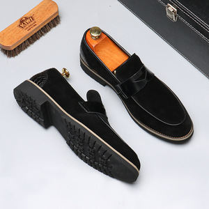 <span class=keywords><strong>Mocassini</strong></span> Slip-On Casual da <span class=keywords><strong>uomo</strong></span> alla moda estate con tomaia scamosciata e suola in gomma <span class=keywords><strong>mocassini</strong></span> in pelle da <span class=keywords><strong>uomo</strong></span> - Product Image 2
