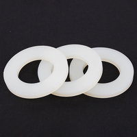 Rondelle plate en nylon PA66 DIN125A, rondelle isolante non métallique en polyamide
