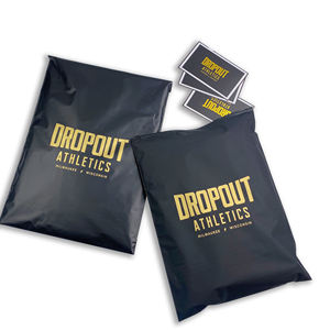 Bolsa con Cierre Reutilizable Negra Mate Ecológica, Logotipo Personalizado, Ropa Deportiva de Verano de Secado Rápido, Bolsas para Prendas con Cierre Hermético - Product Image 5