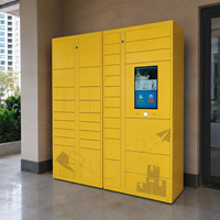 Système intelligent de gestion des colis, casier de livraison sans personnel, casiers de livraison de colis OEM
