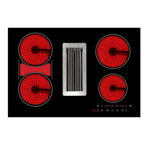<span class=keywords><strong>Placa</strong></span> de Cocción Eléctrica Radiante de Cerámica y Vidrio con Quemadores Sincronizados y Sistema Downdraft - Product Image 1
