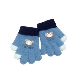 Bellissimi <span class=keywords><strong>Guanti</strong></span> Senza Dita per Bambini con Decorazione a Coniglio, in <span class=keywords><strong>Lana</strong></span> Acrilica Lavorata a Maglia, <span class=keywords><strong>Guanti</strong></span> Invernali Elastici Magici - Product Image 5