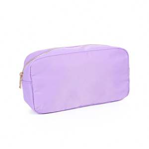 Bolsas de Maquillaje y Cosméticos de Nailon con Patrón de Letras Grandes, Tamaño M, para Niñas, con Cierre, para Viajes - Product Image 4