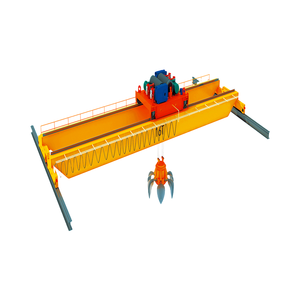 Pont roulant électrique de 10 tonnes en parfait état avec système de commande PLC, capacité de levage, atelier, ferme, caractéristiques du palan, moteur, pompe à engrenages - Product Image 2