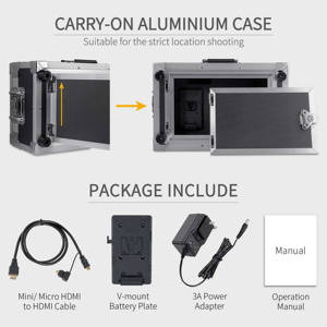 Moniteur de production sur le terrain ATEM156-CO SEETEC, corps en aluminium léger, HDMI 4 voies, pour prise de vue en plein air, bienvenue OEM - Product Image 3