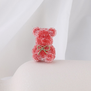 2025 nuevas cuentas de azúcar de doble cara bonitas cuentas de agujero recto de taladro pegajoso DIY teléfono móvil llavero artículo cadena Accesorios - Product Image 2