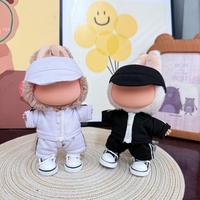 Ensemble de vêtements décontractés et sportifs pour poupée de 17 cm, incluant une casquette de baseball et des chaussures, accessoires pour Labubu