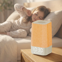 Réveil avec bruit blanc et lampe de nuit - 30 sons - pour enfants, adultes, bébés - chambre à coucher - soulagement de l'insomnie