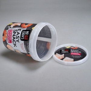 Bán Buôn IML Dùng Một Lần 500Ml Vòng Ice Cream Nhựa Container Với Kín Tamper Proof Rõ Ràng Nắp Bao Bì Thực Phẩm Hộp - Product Image 6