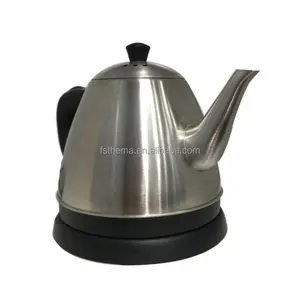 Economical Save Energy Stainless Steel Auto Shut Off Boiled Dry Protection Done Shape Long Mouth 1.2L Electric Water Tea Kettle