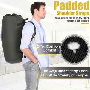 Free Sample Heavy Duty Extra Large Portable Backpack <b>Laundry</b> <b>Bag</b> - Product Image 4
