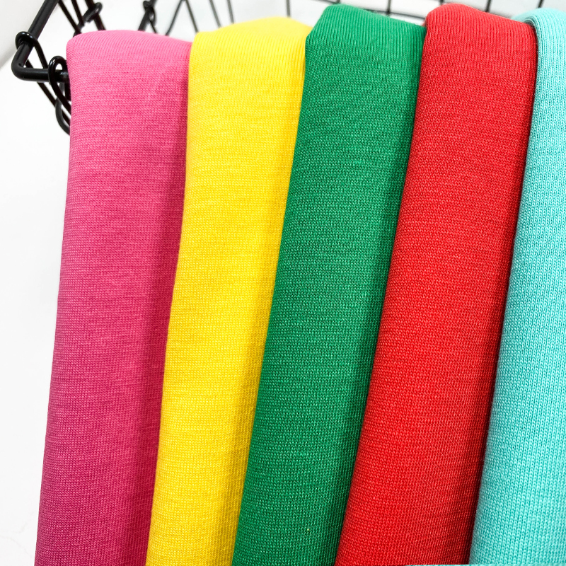 280Gsm 100% Cotton Jersey Textile Raw Material Combed Jersey Fabric for Tshirt tee