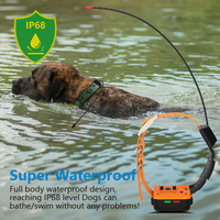Neue Aktualisierte Version ES101 Handgehaltener Hunde-Jagdtracker GPS Tierfalle Echtzeit-Ortung Vibration Elektroschock für 20 Hunde