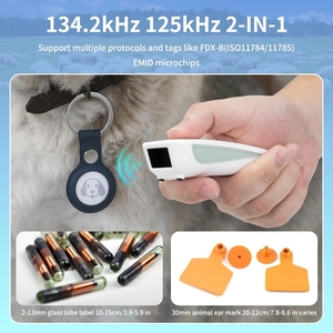 NETUM C200 pembaca RFID gigi biru NFC 134.2kHz 125kHz mendukung FDX-B(ISO11784/85) EMID pemindai RFID untuk hewan - Product Image 3