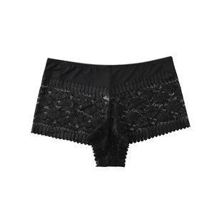 Women's High Waist Underwear Sexy Belly-Tight Lace Jacquard Briefs <strong>Sheer</strong> Intimates Women's <strong>Panties</strong> - Product Image 2
