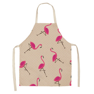 Nhiệt đới lá Flamingo in Tạp dề cho trẻ em và người lớn lanh Tạp dề nấu nướng sơn mặc 22 màu sắc - Product Image 4